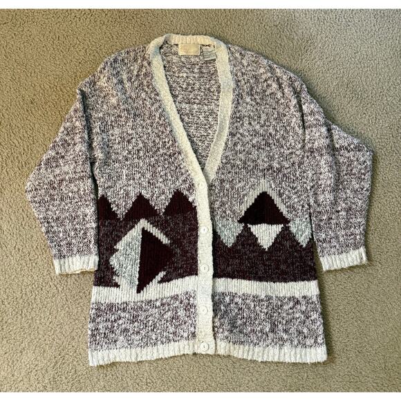 Vintage Nina Austin Long Cardigan. Size XL. - Picture 3 of 4